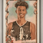 Victor Wembanyama Trading Card 2023 Topps Allen and Ginter Silver Portrait Wembanyama