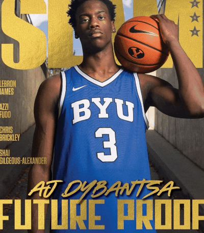 AJ-Dybantsa-BYU-Cougars-FC-RC-GOLD-METAL-SLAM-259-Magazine