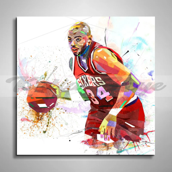 Charles Barkley - Wall Art - Katia Skye