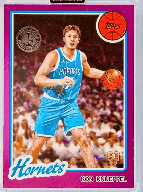 Kon-Knueppel-Rare-Ssp-Rookie Rc Pink-Holo-Foil-Refractor-IBTTN-0 Kon Knueppel Card: Rare Rookie Pink Holo Foil Refractor