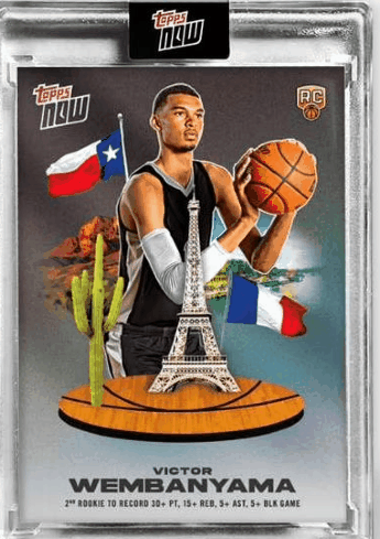 Trading Card: NBA 2023-24 Topps Victor Wembanyama & David Robinson VW-4
