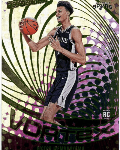 Wembanyama Trading Card: NBA 2023-24 Panini Revolution Vortex Victor Wembanyama #1