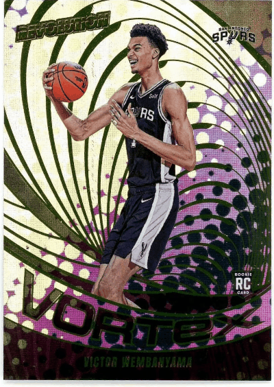 Wembanyama Trading Card: NBA 2023-24 Panini Revolution Vortex Victor Wembanyama #1