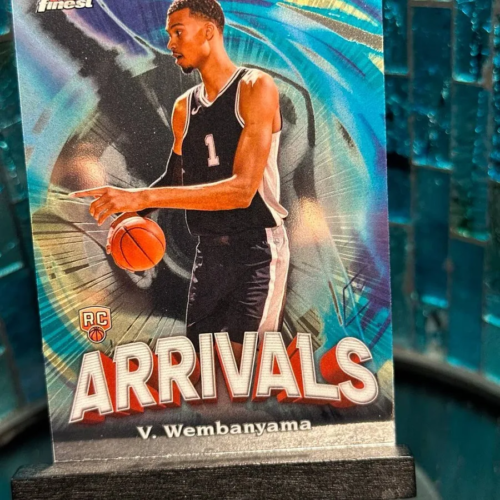 Victor Wembanyama Card-2023-24 Topps Finest Arrivals Rookie Victor Wembanyama Card: 2023-24 Topps Finest Arrivals Rookie