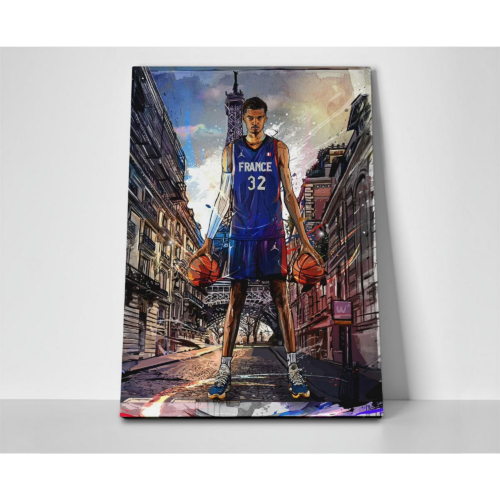Victor-Wembanyama-Poster-or-Wrapped-Canvas_7f45ed26-5ca8-44e9-8c4d-ab7fcdca562b.52ca0f10fc294f380f2580e23387cfc9.webp Victor Wembanyama Canvas ' Taking Paris' Wall Art