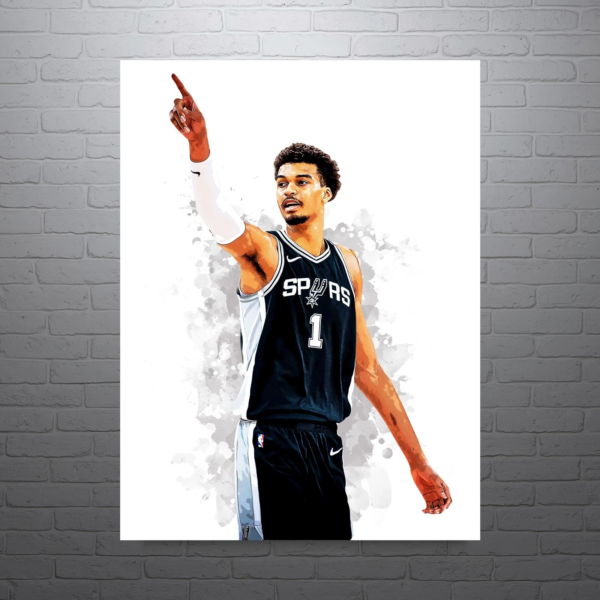 Victor Wembanyama San Antonio Spurs Sports Print-The Point