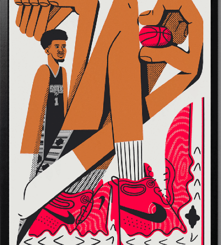Victor Wembanyama - Wemby Art - Picasso Style: 'The Stretch'