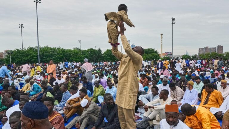 Eid al-Adha service to begin, in New York, Wednesday, May 27, 2026.
