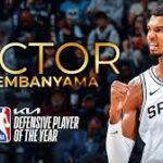 Victor Wembanyama NBA 2026 Defensive Player of the Year Trophy