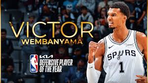 Victor Wembanyama NBA 2026 Defensive Player of the Year Trophy