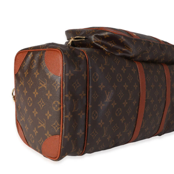 Louis_Vuitton-x_NBA_Monogram_Canvas-bag-side-view Louis Vuitton NBA Monogram Canvas Trio_Pocket Keepall Clasp