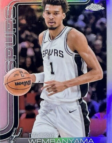 lrg-Victor-wembanyama-2025-topps-chrome-nu-22-refractor Product: Victor Wembanyama 2025 Topps Chrome - 22 Refractor
