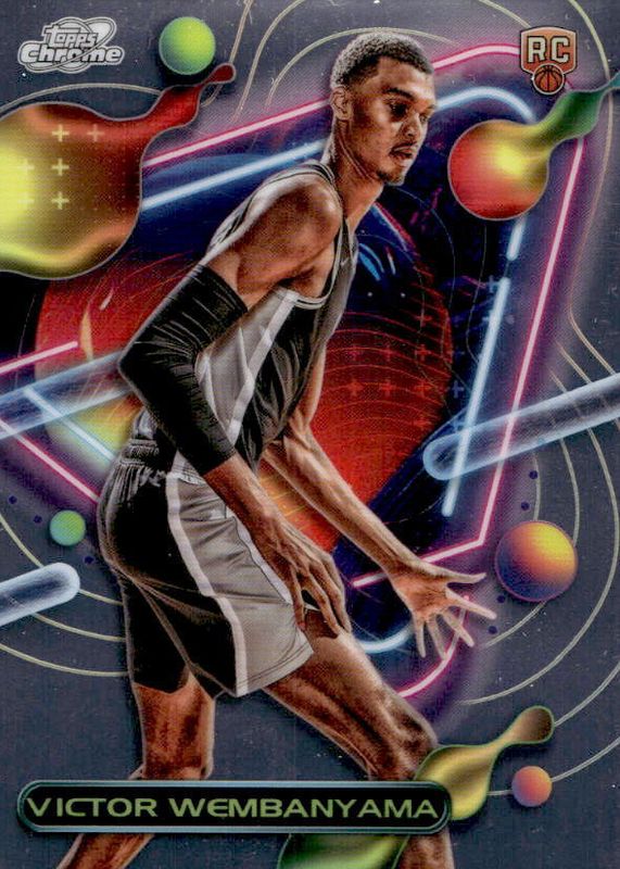 victor-wembanyama-2023-topps-cosmic-chrome-nu-151-base Victor Wembanyama 2023 Topps Cosmic Chrome 151-base.