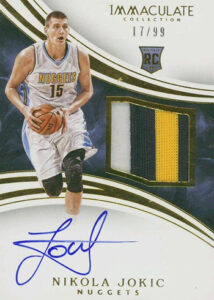2015-16-Immaculate-Collection-Nikola-Jokic-Rookie-Card